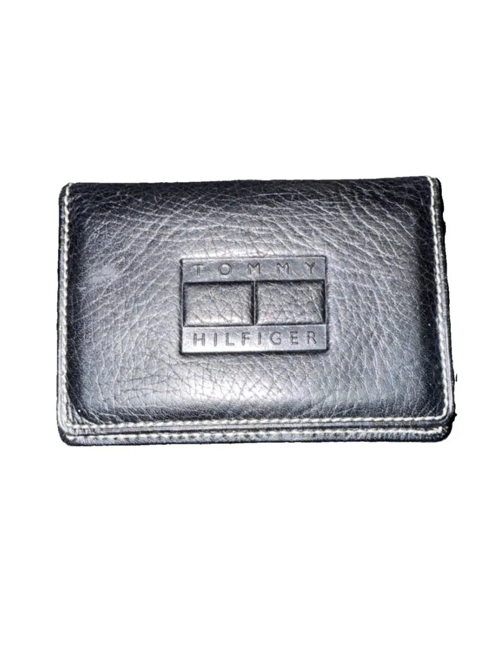 Tommy Hilfiger Black Leather Slim Card Case